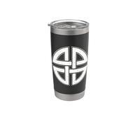 Celtic Shield Knot Protection Symbol Cross Stainless Steel Insulated Tumbler