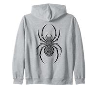 Celtic Spider Tribal Ink Co Zip Hoodie