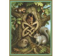 Celtic Squirrel & Chipmunk Journal - Woodland Oak Edition 8.5″ × 11″ (150 Lined Pages): Woodland Squirrel World Tree Notebook for Gratitude ... Note Journaling & Forest Animal Lovers!