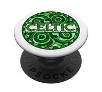 Celtic Stained Glass Design PopSockets Adhesive PopGrip