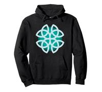Celtic Symbols Dara Knot Celtic Knots Irish Symbol Pullover Hoodie, Adult Unisex, Black, X-Large