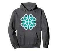 Celtic Symbols Dara Knot Celtic Knots Irish Symbol Pullover Hoodie, Adult Unisex, Dark Heather Grey, XX-Large