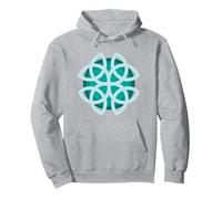 Celtic Symbols Dara Knot Celtic Knots Irish Symbol Pullover Hoodie, Adult Unisex, Heather Grey, X-Large