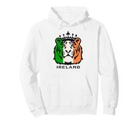 Celtic Tiger King Pullover Hoodie