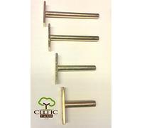 Celtic Timber Floating Shelf Concealed Hidden T-Type Bracket (115mm pack of 6)
