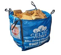 Celtic Timber Kiln-Dried Firewood Logs w/ 10-20% Moisture Content for Wood Stoves & Open Fires - Clean Burning for Home Heating - Hardwood Logs - Available in 22kg Nets or 250kg bulk bags
