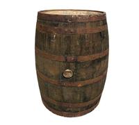 Celtic Timber Oak Whiskey Barrel - Reclaimed Scotch Barrels from Aging Whiskey, Home Decor & Gardens - Aged 20+ Years with Steel Bands & Rich Character from Scottish Distilleries - 40 Gallon