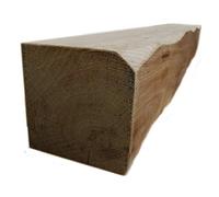 Celtic Timber Solid French Oak Air-Dried Beam Floating Shelf - Fireplace Mantle with Planed & Sanded Finish - Wood Mantle with Lightly Worked Rustic Appearance for Home Decor - 5''x5''x5 Ft Length