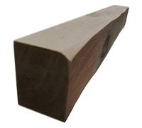 Celtic Timber Solid French Oak Air-Dried Beam Floating Shelf - Fireplace Mantle with Planed & Sanded Finish - Wood Mantle with Lightly Worked Rustic Appearance for Home Decor - 5''x4''x4 Ft Length
