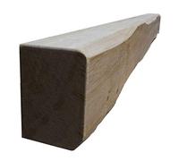 Celtic Timber Solid French Oak Air-Dried Beam Floating Shelf - Fireplace Mantle with Planed & Sanded Finish - Wood Mantle with Lightly Worked Rustic Appearance for Home Decor - 4''x3''x4 Ft Length