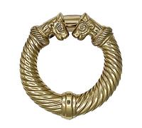 Celtic Torc Door Knocker - Brass (Premium Size)