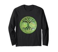 Celtic Tree of Life | Ancient Earth Wisdom Design Long Sleeve T-Shirt