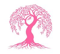 Celtic Tree of Life Clipart Celtic Tree Silhouette a Willow Celtic Tree Wall Decals 54.6x55.4cm It Won't Fall Off Pink