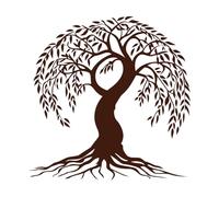 Celtic Tree of Life Clipart Celtic Tree Silhouette a Willow Celtic Tree Wall Decals 54.6x55.4cm Store Decoration Coffee
