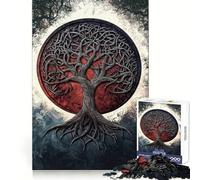 Celtic Tree Of Life Jigsaw Puzzles for Adults1000 Pieces Reasoning Practice Peaceful Hobby Premium Edges Unique Xmas Gift size 38x26cm