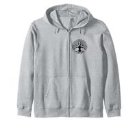 Celtic Tree of Life Symbol with Knotwork Design Zip Hoodie