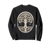 Celtic Tree Of Life Symbol with Moon Sweatshirt