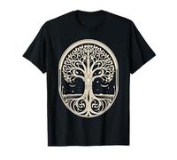 Celtic Tree Of Life Symbol with Moon T-Shirt