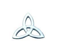 Celtic Trinity Knot Brooche in Pewter by William Sturt, Celtic Knot Necklace, Celtic, Celtic Jewellery, Protection Talisman, Amulet