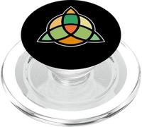 Celtic trinity knot triquetra ancient pagan symbol eternity PopSockets PopGrip for MagSafe