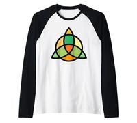 Celtic Trinity Knot Triquetra Ancient Pagan Symbol Eternity Raglan Baseball Tee