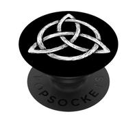 Celtic Trinity Spiritual Symbol Earth Sun Moon Nature PopSockets Adhesive PopGrip