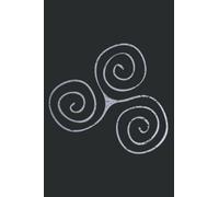 Celtic Triple Spiral of Life Triskelion Triskele: Lined Journal & Diary for Writing & Notes with Memo Diary Subject Notebooks Planner, 6x9 inches, 120 Page