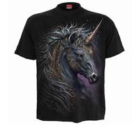 Spiral Celtic Unicorn T-Shirt black 4XL