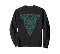 Celtic Viking Wolf Statze Tribal Nordic Symbol Valhalla Sweatshirt