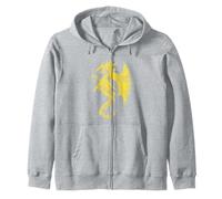 Celtic Welsh Golden Dragon Flag of Glyndwr Cymru Wales Zip Hoodie