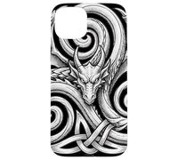 Celtic Winged Dragon s Welsh Knotwork s Symbol Art Case for iPhone 15 Plus