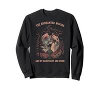 Celtic Witch Enchanted Forest Sanctuary Introvert Path Sweatshirt