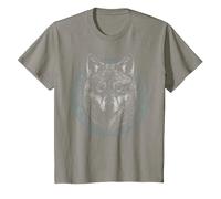 Celtic Wolf Nordic Alpha Wolf Knots Cute Retro Viking T-Shirt, Youth, Slate Grey, 4T
