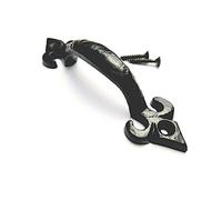Celtic Woods Black Cast Iron 4" Fleur De LYS Pull Handle Including Screws