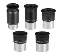 CelticBird 1.25'' Telescope Eyepiece Kit with 5 Plossl Eyepieces 4mm/8mm/12.5mm/25mm/32mm Fully Multicoated Optical Lens Metal Construction Fit for 1.25inch Astronomic Telescope and Astronomy Filters