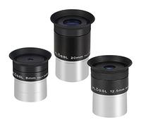 CelticBird 1.25'' Telescope Eyepiece Kit with Three Plossl Eyepieces 6mm/12.5mm/20mm Fully Multicoated Optical Lens Metal Construction Fit for 1.25inch Astronomic Telescope and Astronomy Filters