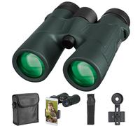 Celticbird 10x42 HD Binoculars for Adults High Powered with Phone Holder, BAK4 Prism Waterproof Travel Binoculars for Bird Watching Hiking Camping Wildlife Viewing Outdoor Concerts Sports