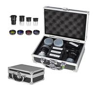 Celticbird Astronomical Telescope Accessory Kit - with 3pcs Plossl Eyepieces Set, 4pcs Filter Set, a 2X Barlow Lens
