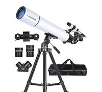 Celticbird Telescope for Adults Astronomy Beginners, 80mm Aperture 800mm Refractor Telescopes for Adults High Powered with AZ Mount, Carry Bag, Phone Mount