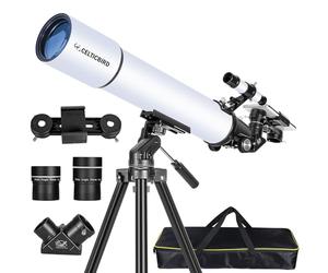 Celticbird Telescope for Adults Astronomy Beginners - Astronomical Refracting Telescope Fully Multi-coated High Transmission Coatings AZ Mount1 (80800)