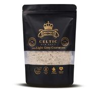 Celtique Brilliance Celtic Sea Salt 350g - 100% Natural Unrefined Light Grey French Celtic Salt - 82+ Trace Mineral - Resealable bag - Hand Harvested from Guerande France