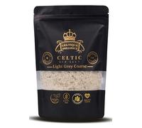 Celtique Brilliance Celtic Sea Salt Coarse 350g | Hand-Harvested Guérande France | Unrefined Light Grey | Rich in Minerals | Resealable Bag | No Additives