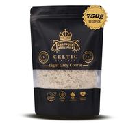 Celtique Brilliance Celtic Sea Salt Coarse 750g - Unrefined Light Grey French Celtic Salt - 82+ Mineral-Rich - Resealable bag - Hand-Harvested from Guerande France