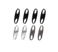 Celtrum 8 Pcs Zipper Lock Clips, Zipper Locks for Backpacks, Anti-Theft Detachable Connectors, Double-Sided Small S-Hooks Zippers Clips for Traveling and Camping