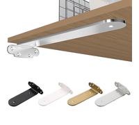 Celtty 2 Pcs Heavy Duty Floating Shelf Brackets, Metal Hidden L Bracket for Wall Shelves Support DIY Kitchen Living Room Shelves