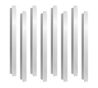 Celuicion Bain-Marie Dividers - 8 Pieces Stainless Steel Gastronorm Divider Warming Tub, Bars Accessories for Commercial Catering Buffets Events Schools Hospitals Hotels