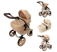 Celuna Premium Stone Dolls Travel System - 4 Pram Modes