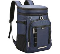 Celvetch Backpack Cooler Insulated Leak Proof 36/40 Cans Large Capacity Soft Insulated Cooler Bag Lightweight Lunch Backpack for Men Women Work Travel Beach Camping Picnic Hiking - Navy Blue