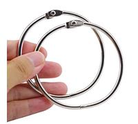 Celwchx 3 Inch Loose Leaf Binder Rings Extra Large Metal Rings 12 PCS