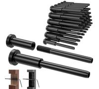 CELYND Black Cable Railing Hardware - 20 Pack 1/8" T316 Stainless Steel Invisible Receiver Swage Stud End for 2"x2" Wood Metal Post - Deck Cable Railing Kit